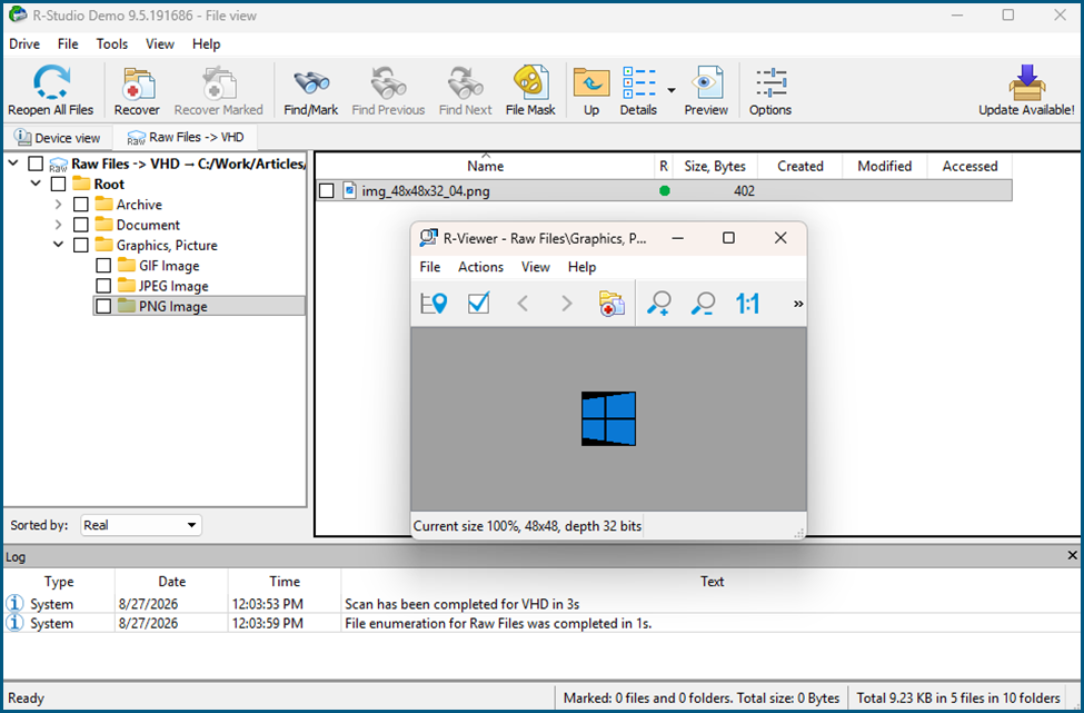 files recovered by carving on FAT with r-studio